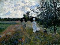 Monet, Claude Oscar - Promenade Near Argenteuil